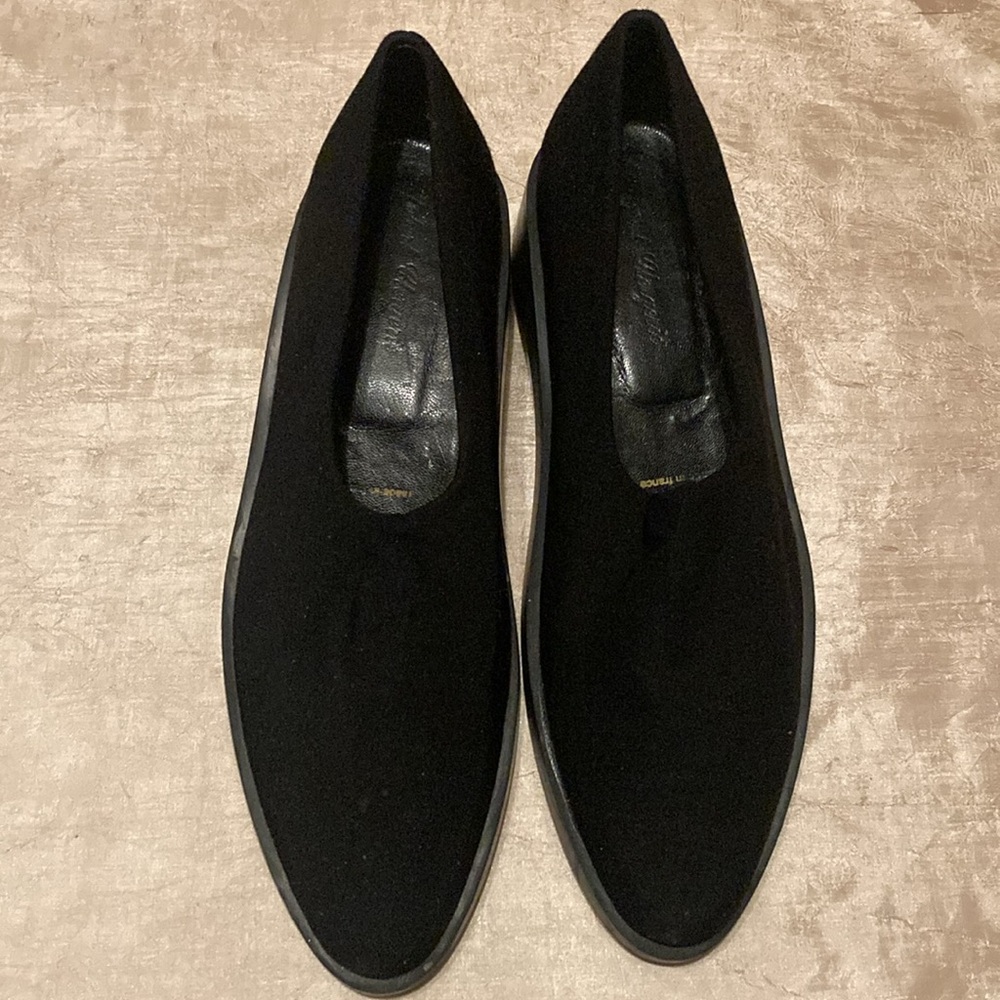 Robert Clergerie Platform Slip On Stretch Wedge Shoes - Picture 2 of 5